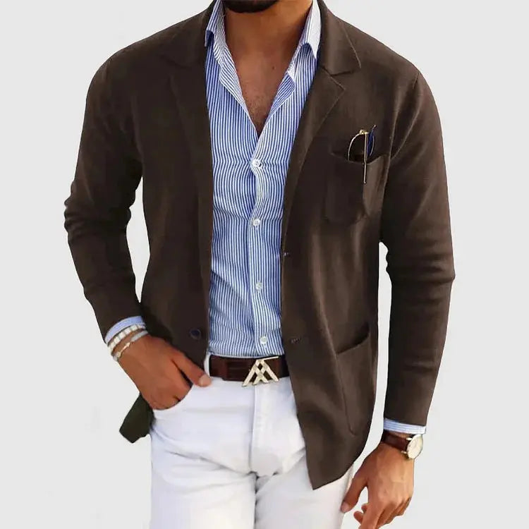 James Elegant Cardigan For Men FOUR RIVAGE