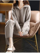 Elegant Two Piece Set Oversized Loungewear FOUR RIVAGE