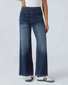 Ivyshape | Super Stretch Wide Leg Jeans Ivyshape