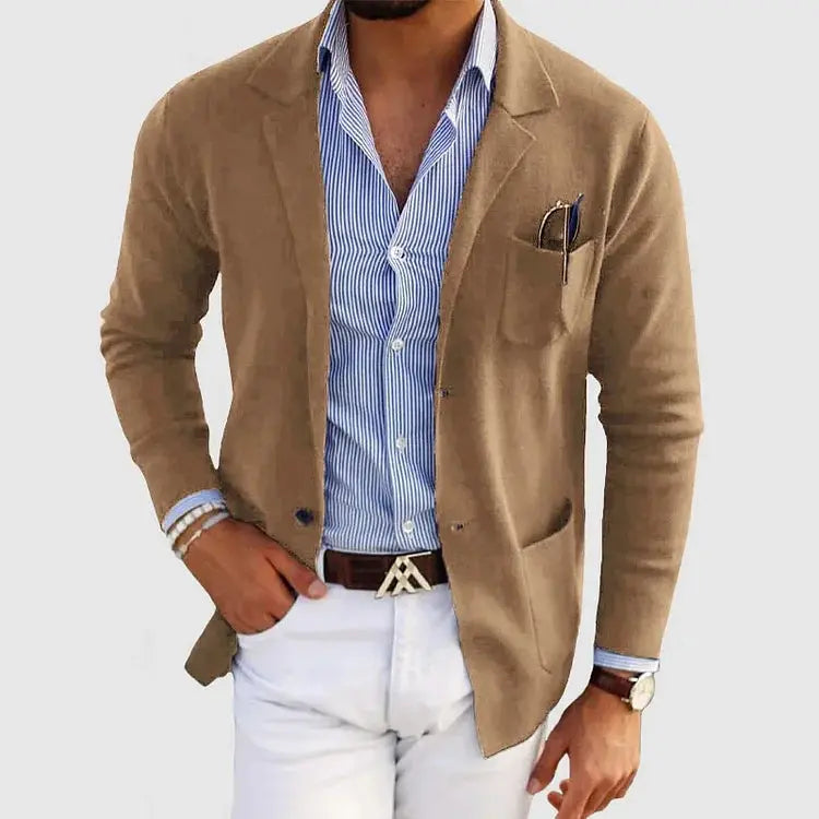 James Elegant Cardigan For Men FOUR RIVAGE