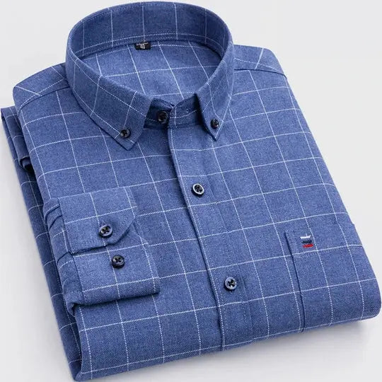 Classic Cotton Shirt – Casual Formal, Timeless Design FOUR RIVAGE