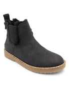 Fleece Lining Ankle Chelsea Boots - Back Zipper, Plush Sole FOUR RIVAGE