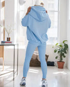 Oversized Hooded Casual Sweatshirt Suit FOUR RIVAGE