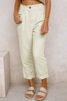 Relaxed Straight Leg Corduroy Trousers FOUR RIVAGE