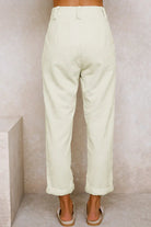 Relaxed Straight Leg Corduroy Trousers FOUR RIVAGE