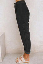 Relaxed Straight Leg Corduroy Trousers FOUR RIVAGE