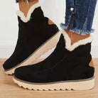 Classic Non-Slip Ankle Snow Boots, Warm Fur Lining FOUR RIVAGE