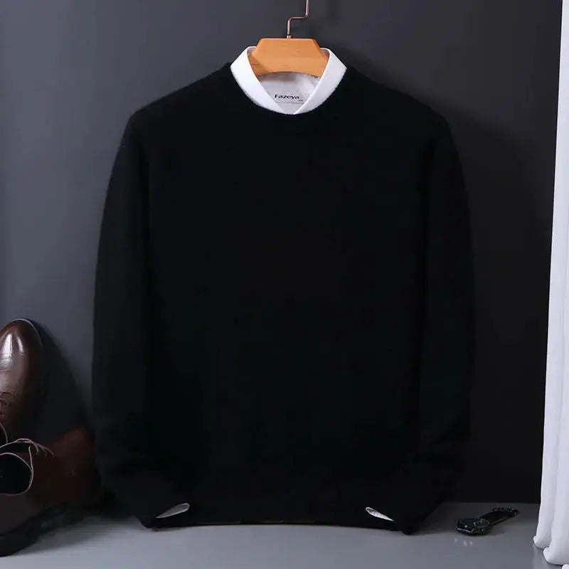 Crew Neck Knitted Sweater Regular Fit FOUR RIVAGE