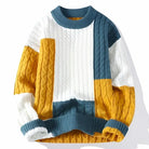 Patchwork Knitted Sweater FOUR RIVAGE