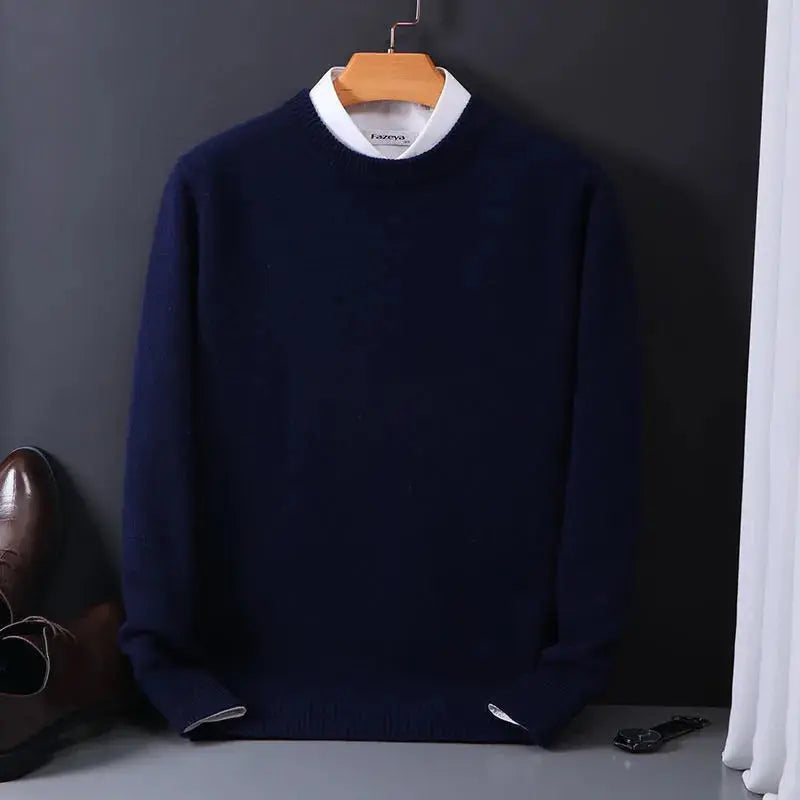 Crew Neck Knitted Sweater Regular Fit FOUR RIVAGE