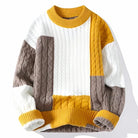 Patchwork Knitted Sweater FOUR RIVAGE