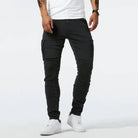 Premium Stretch Tapered Cargo Jeans FOUR RIVAGE