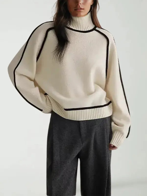 Knitted Turtleneck Sweater FOUR RIVAGE