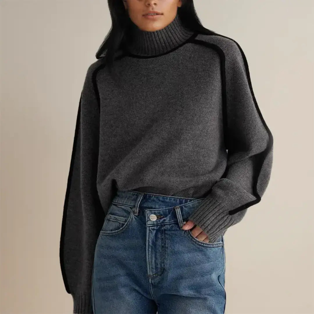 Knitted Turtleneck Sweater FOUR RIVAGE