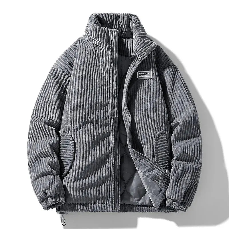 Plush Corduroy Quilted Jacket FOUR RIVAGE