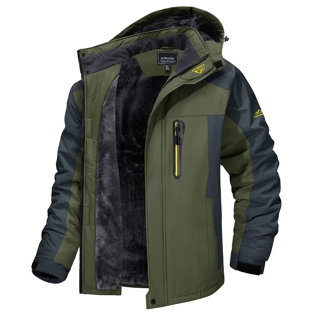 Winterproof Outdoor Hooded Jacket FOUR RIVAGE