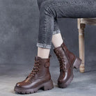 Ivyshape | Orthopedic Leather Boots Ivyshape