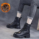 Ivyshape | Orthopedic Leather Boots Ivyshape